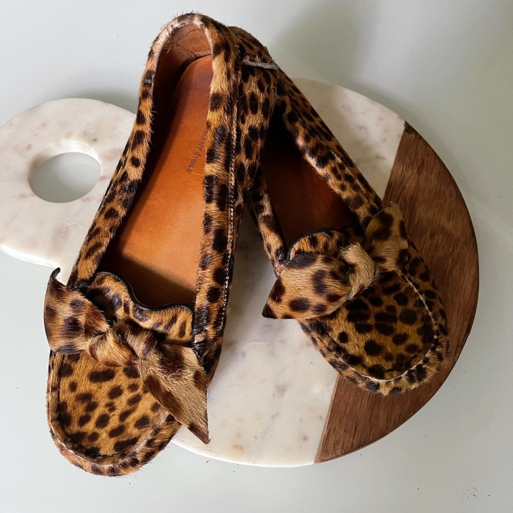 Isabel Marant Leopard flats with bow 38